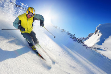 valmeinier法国阿尔卑斯山滑雪