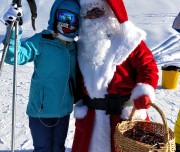 Valmeinier滑雪遇上圣诞老人